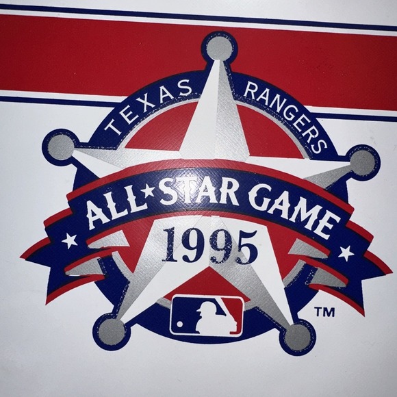 Vtg 1995 Starter MLB All Star Game Baseball (2)Seat Cushions Texas Rangers (KA2) - Picture 2 of 6